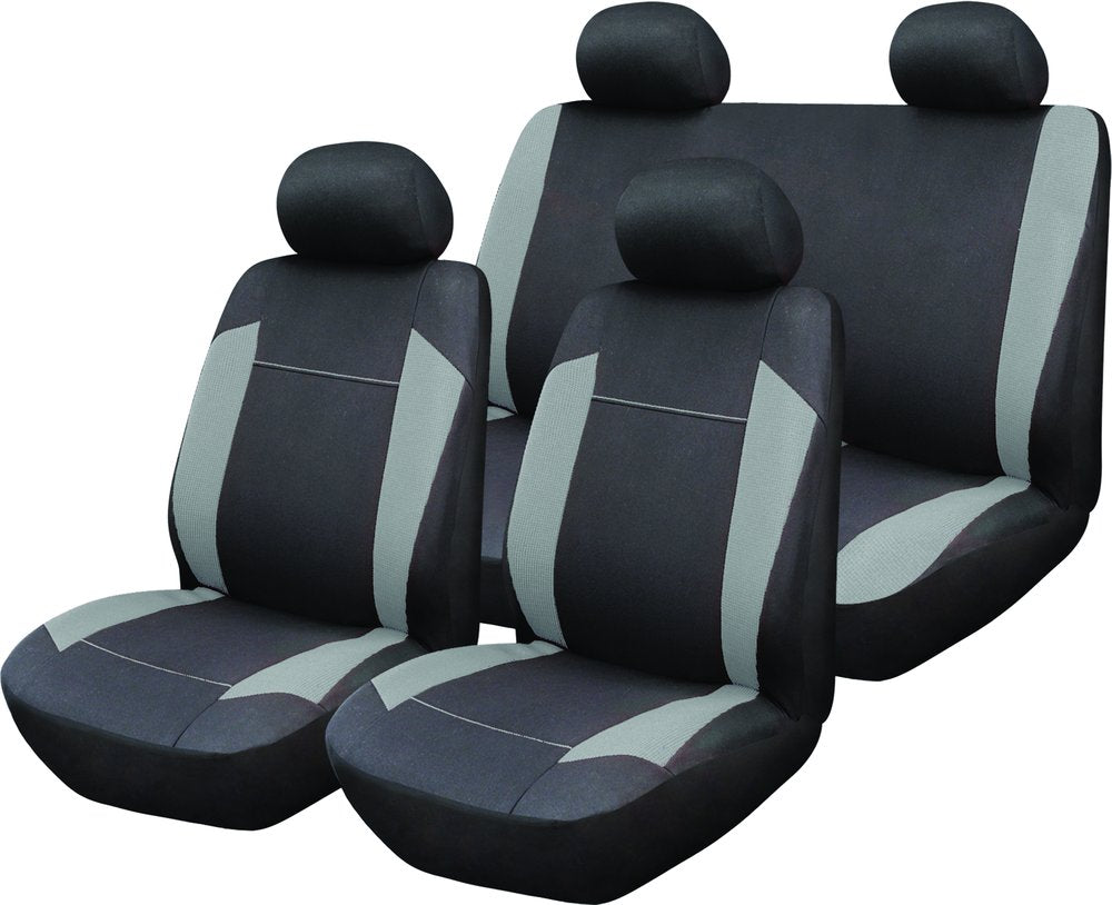 START Alpha Set Completo Coprisedili auto universale grigio-nero