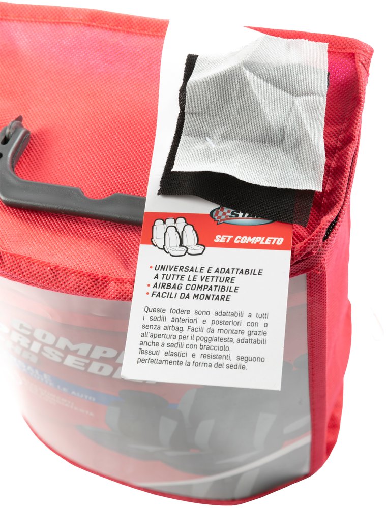 START Alpha Set Completo Coprisedili auto universale grigio-nero