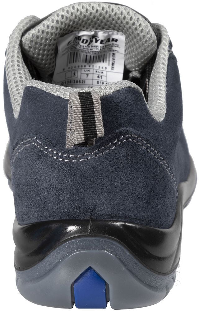 GOODYEAR Scarpe antinfortunistiche S1P in pelle scamosciata blu Originale