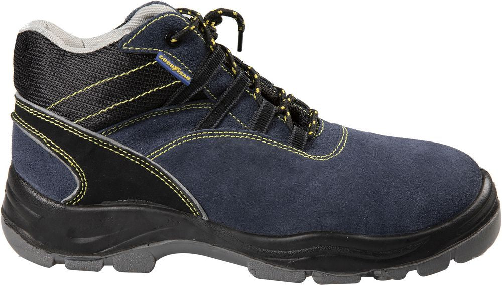 GOODYEAR Scarpe antinfortunistiche alte con metallo S1P in pelle scamosciata