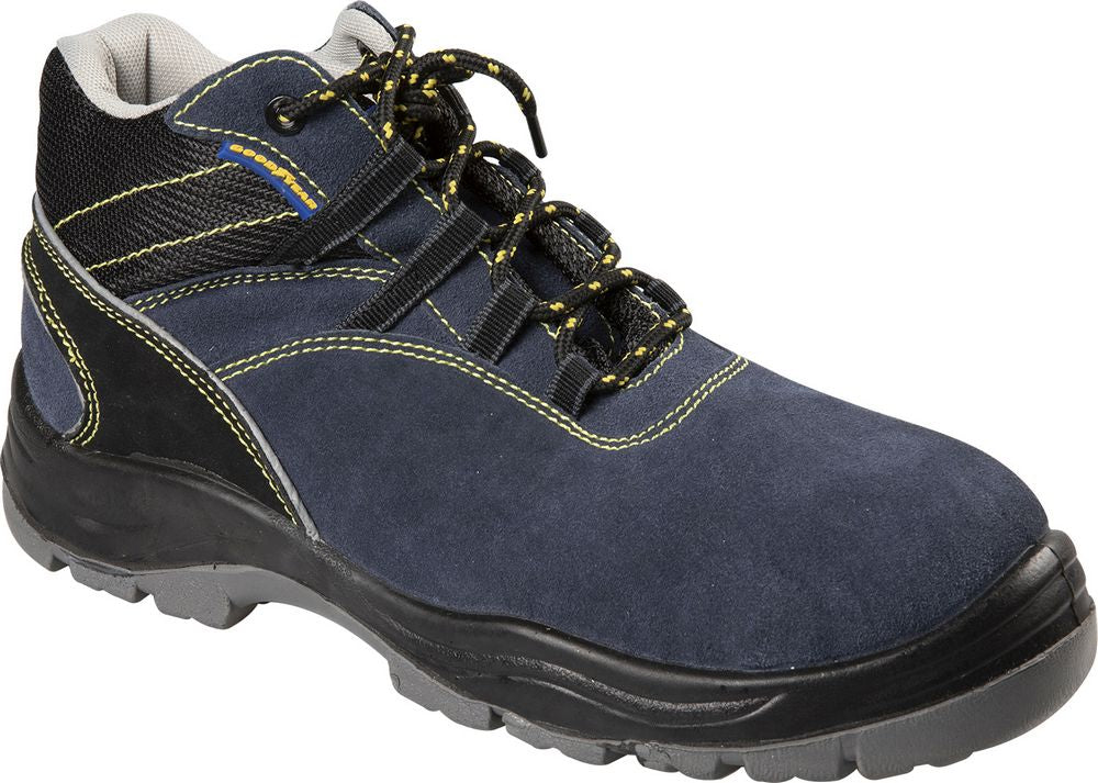 GOODYEAR Scarpe antinfortunistiche alte con metallo S1P in pelle scamosciata