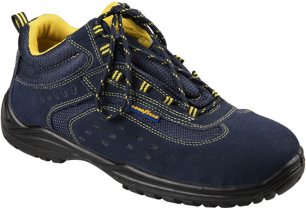 Goodyear Scarpe antinfortunistiche alte metal-free S1P numero 40 blu Lavoro