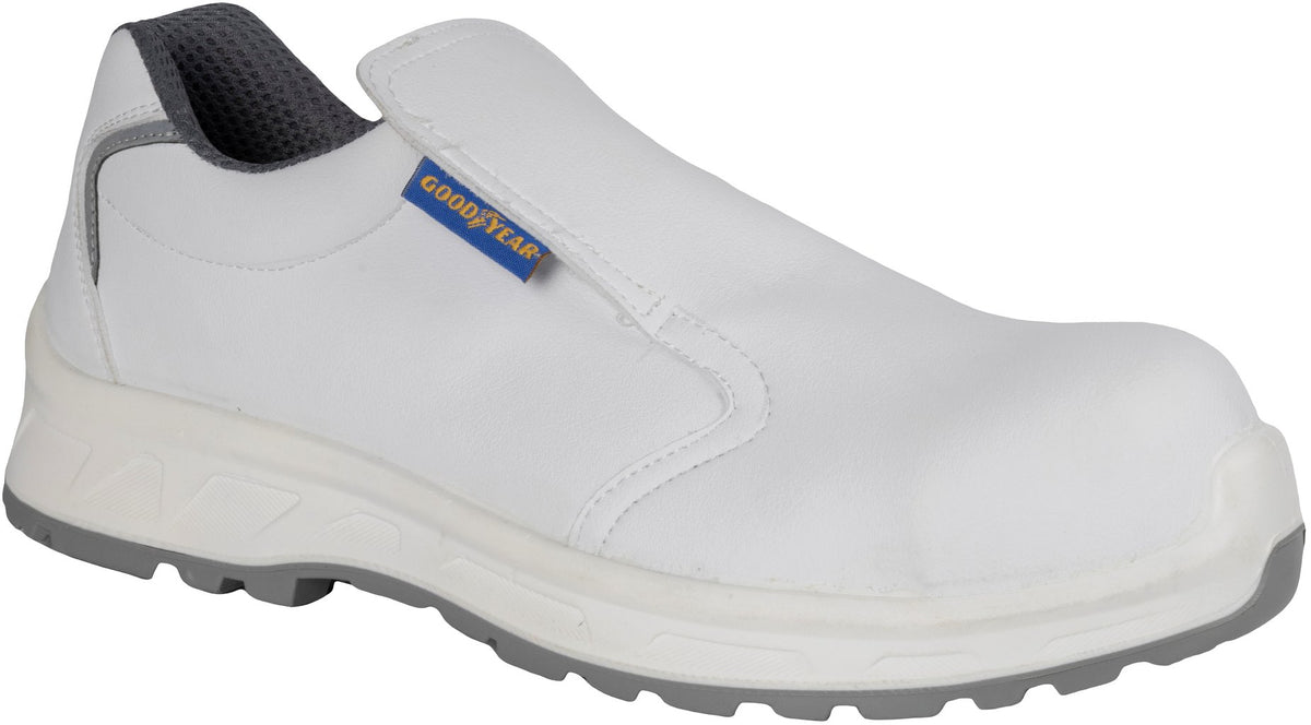 GOODYEAR Scarpe antinfortunistiche slip-on metal-free S2 bianco numero 35