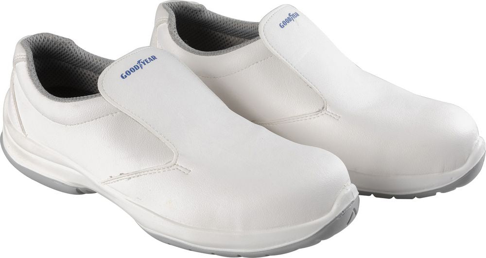 Goodyear Scarpe antinfortunistiche slip-on metal-free S2 bianco numero 42