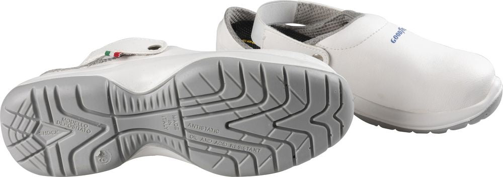Goodyear Scarpe antinfortunistiche zoccolo metal-free SB-E-A SRC numero 37 bianco Lavoro