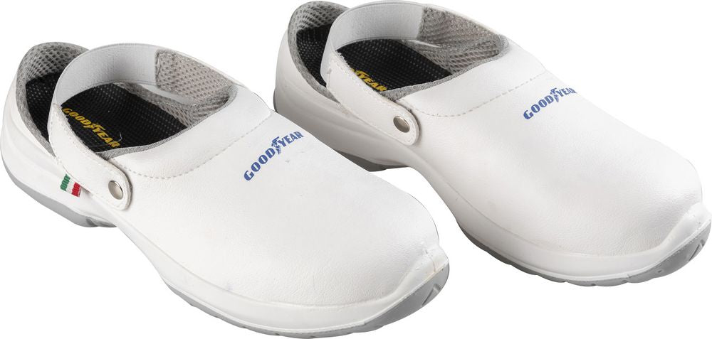 Goodyear Scarpe antinfortunistiche zoccolo metal-free SB-E-A SRC numero 38 bianco