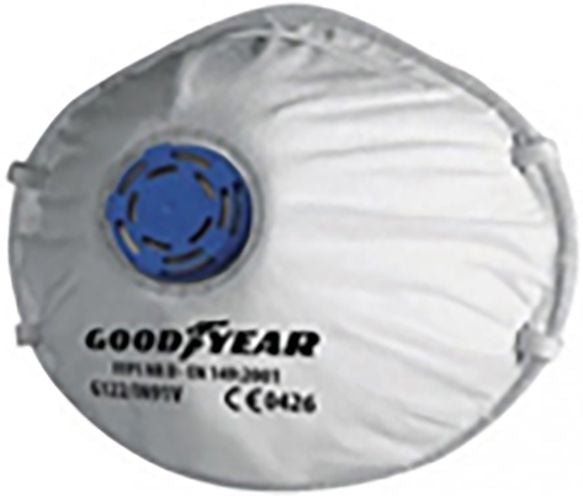 GOODYEAR Mascherina protettiva FFP2 con valvola mod. G122/IN92V Lavoro