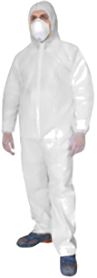 Tuta intera in polipropilene categoria III bianca taglia L Lavoro