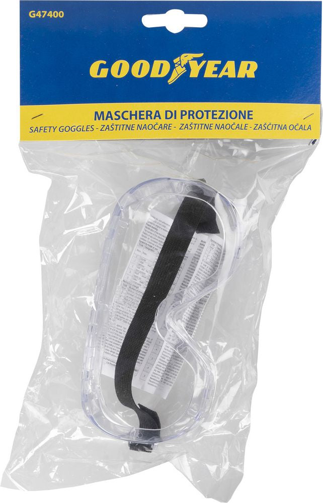 GOODYEAR Occhiali protettivi a mascherina in PVC sovrapponibili Lavoro