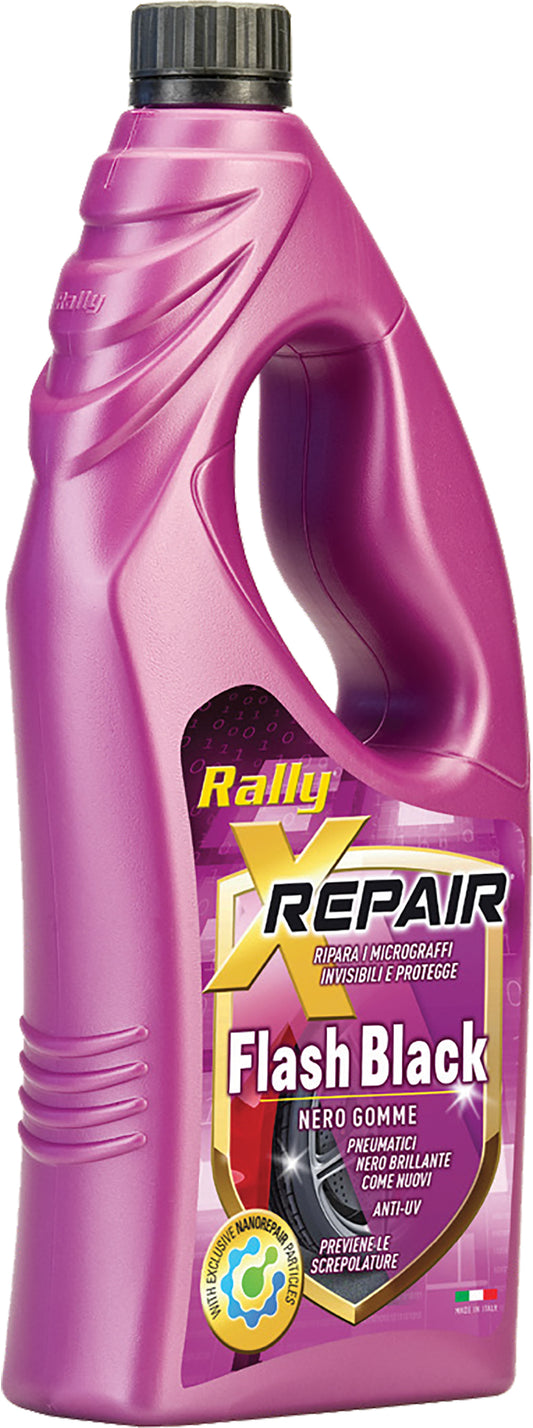 RALLY Flash Black 1lt Nero Gomme Xrepair Accessorio Originale