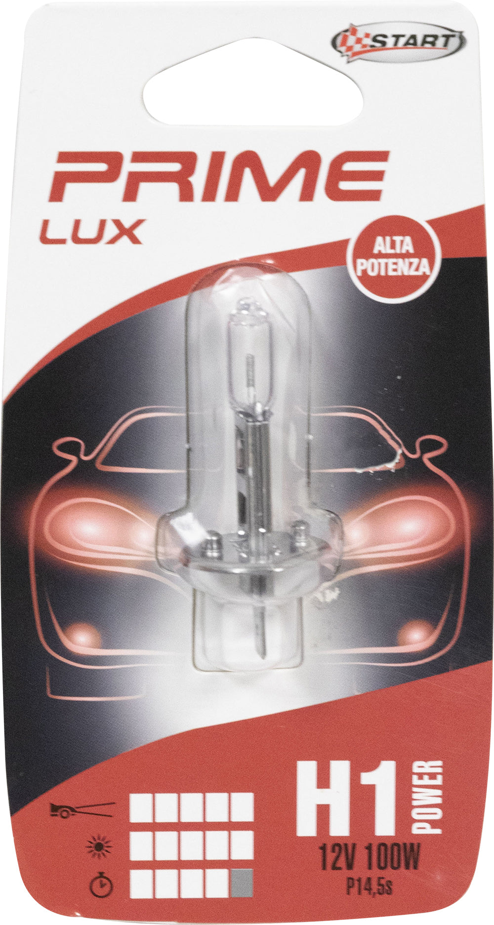 START Lampadina singola auto alogena H1 12V p14,55 100W Accessorio Originale