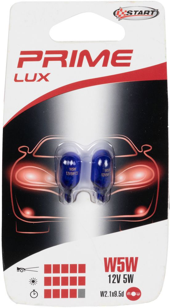 START Coppia lampadine auto blu power in vetro W5W W2,1X9,5D 12V 5W