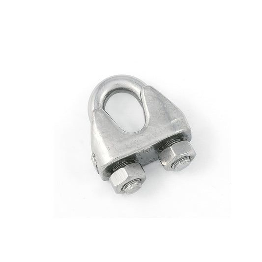 Morsetto per funi  4 mm. in acciaio Inox A4 - AISI 316 - 4 pz.