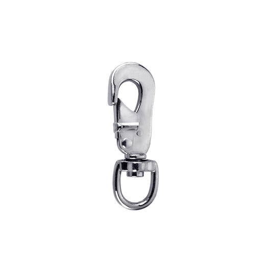 Moschettone "Snap hook" con girella 85 mm.