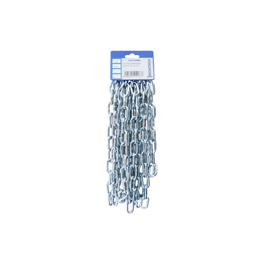 Catena genovese pretagliata  5 mm. in acciaio zincato 5 mt.