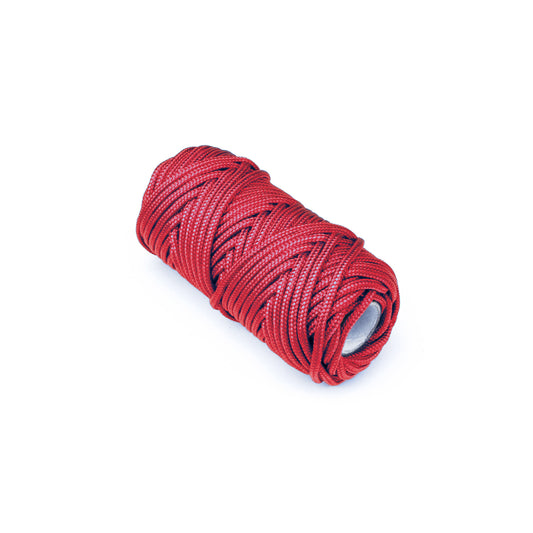 Treccia per veneziana in polipropilene  3 mm. rosso 20 mt.