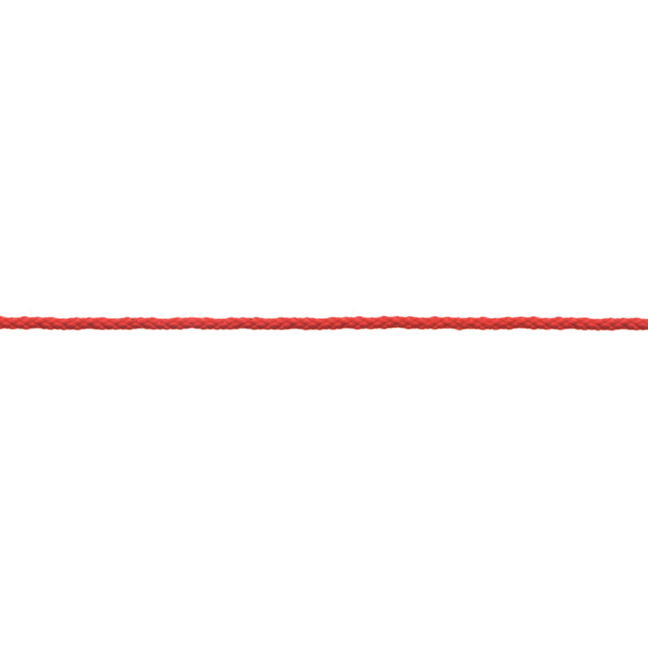 Treccia per veneziana in polipropilene  3 mm. rosso 250 mt.
