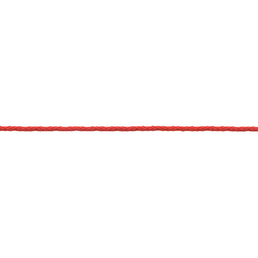 Treccia per veneziana in polipropilene  3 mm. rosso 250 mt.