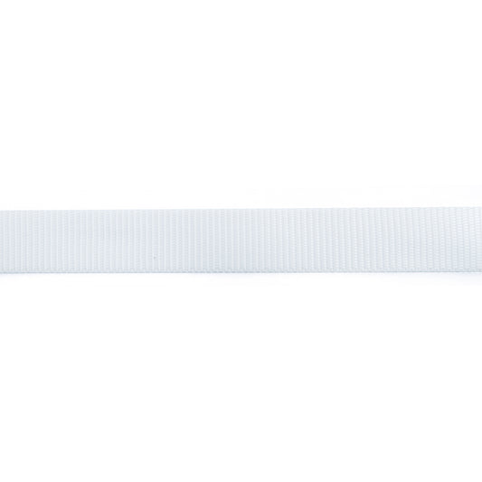 Cinghia in polipropilene altezza 25 mm. bianco 50 mt.