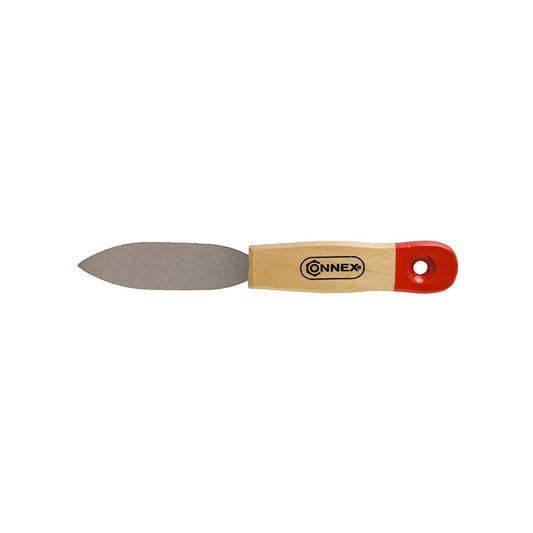 Coltello per stucco manico legno 95 mm.