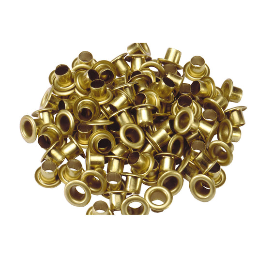 Occhielli ottone  4,5 mm. 100 pz.