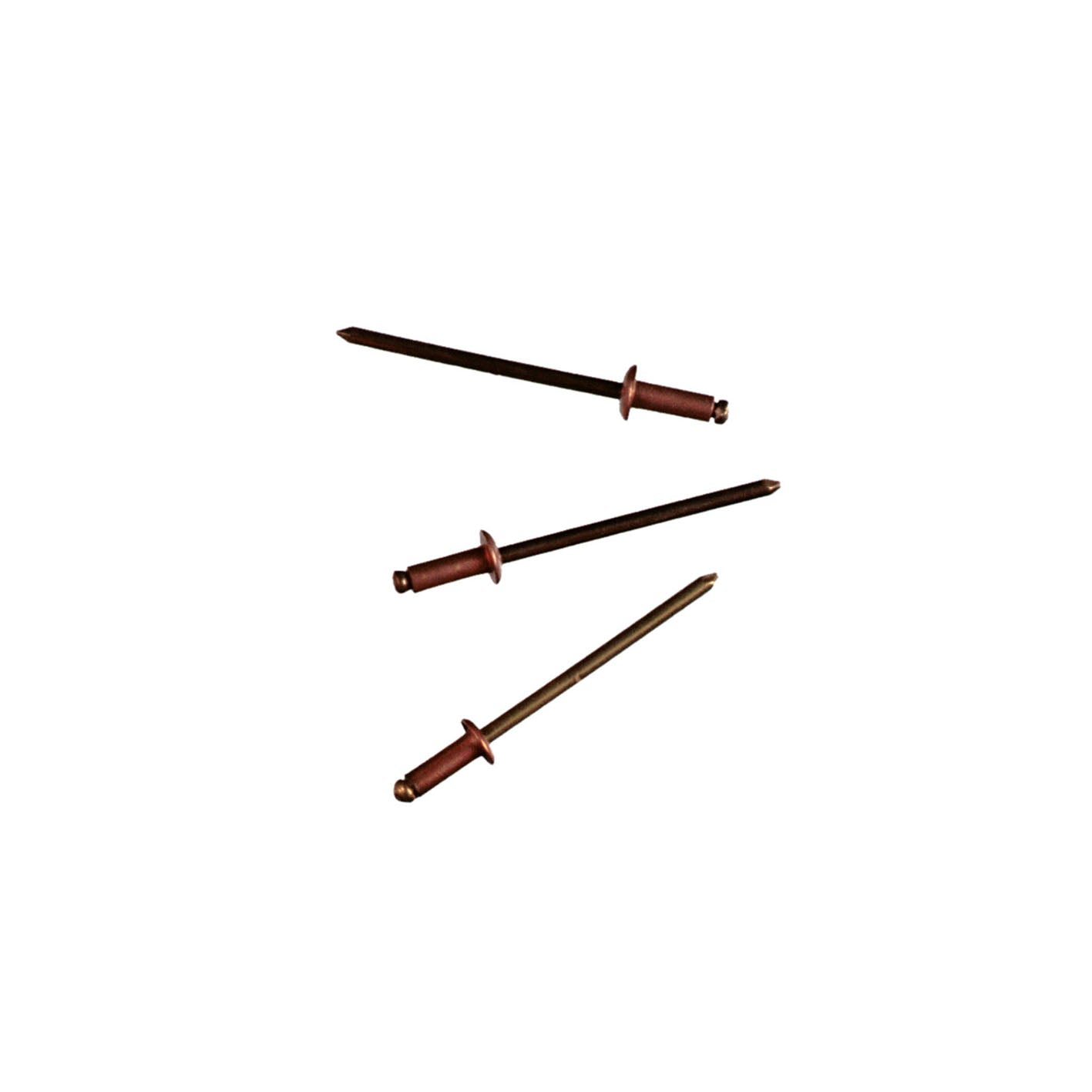 Rivetti ciechi in rame  3,2 x 8 mm. 50 pz.
