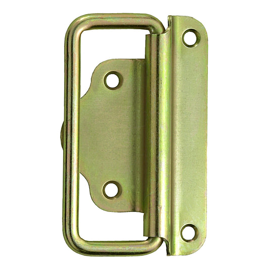 Maniglie snodate da applicare 118 x 50 mm. - zincato giallo - 1 pz.