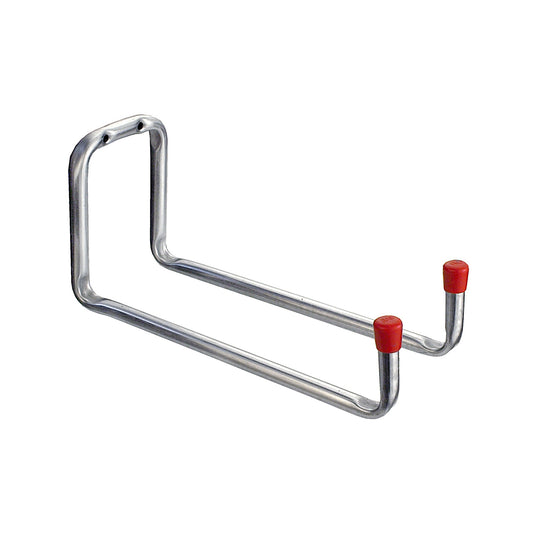 Gancio doppio a parete zincato 90 x 120 x 250 mm.