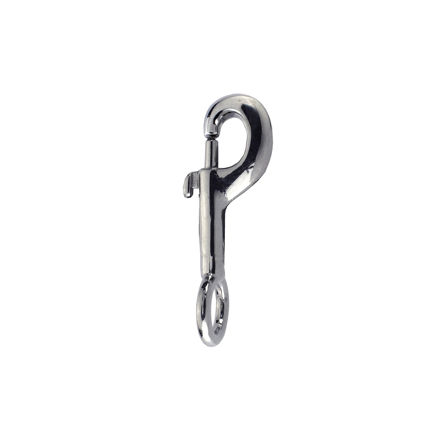 Moschettone con anello fisso 86 mm.