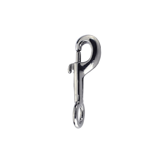 Moschettone con anello fisso 86 mm.