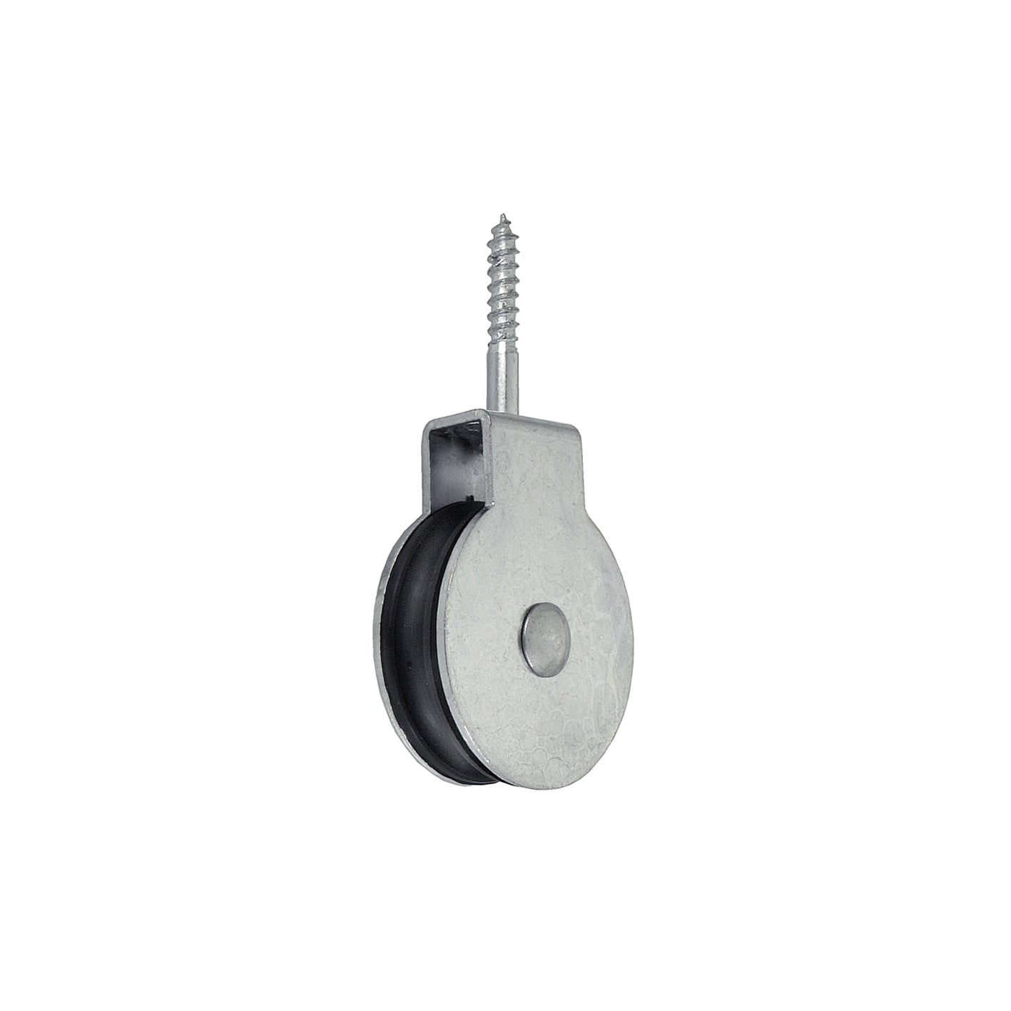 Carrucola ad 1 gola con vite  50 mm. per funi 6 mm.