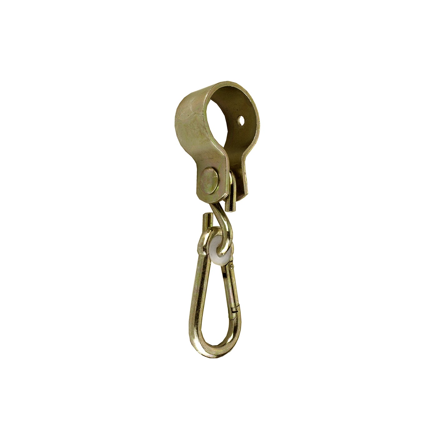 Gancio per altalene  100 mm. zincato giallo