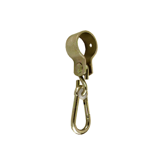 Gancio per altalene  100 mm. zincato giallo