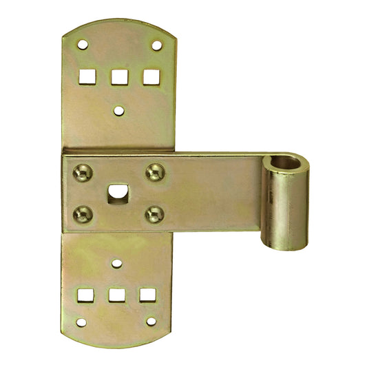 Occhiolo con piastra  13x160 mm. - zincato giallo
