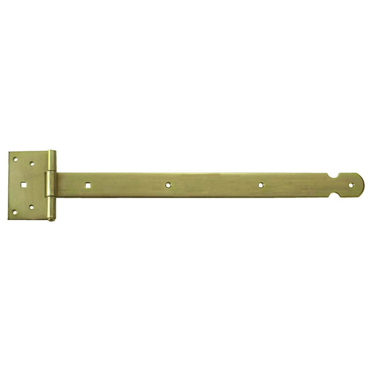 Bandella con cerniera, pesante 600 x 40 x 4,0 mm. - zincato giallo