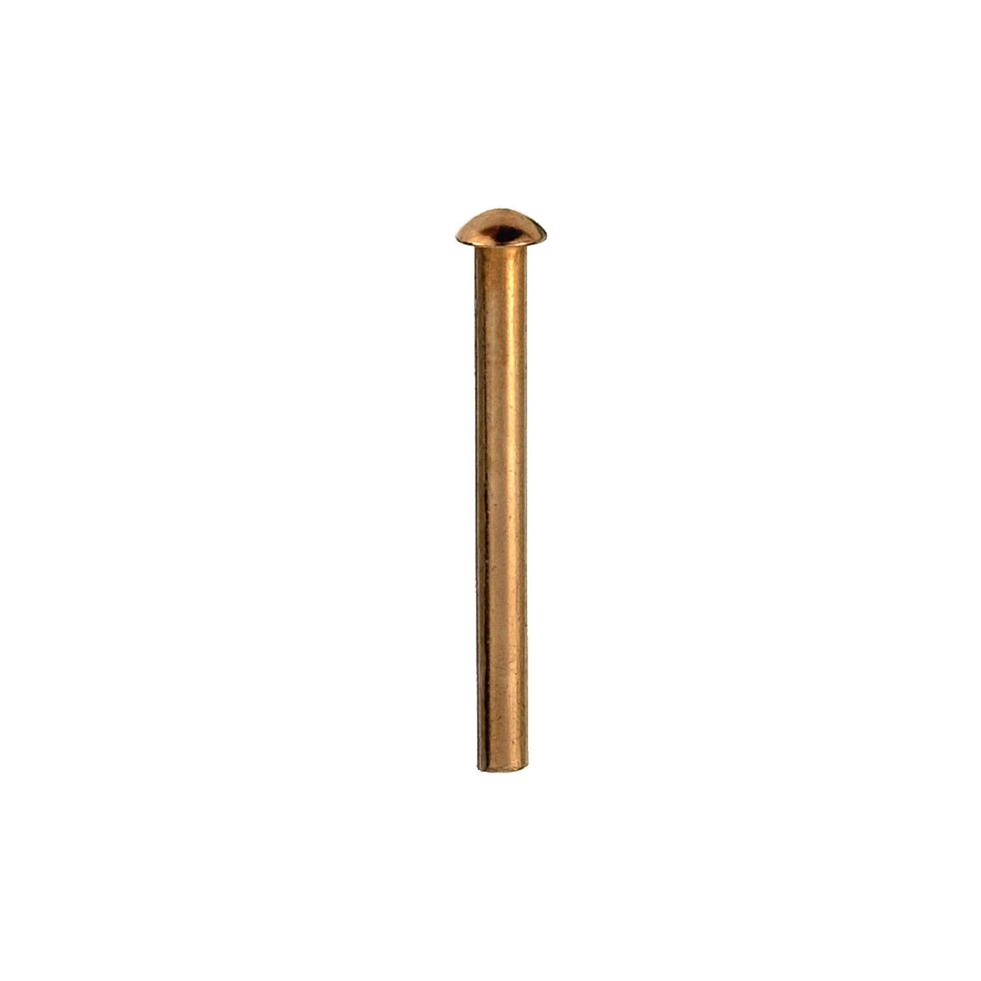 Ribattini testa tonda rame 5 x 25 - 10 pz.