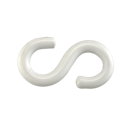 Ganci a "S" aperti plastificati 3,8x25 mm. - 4 pz.