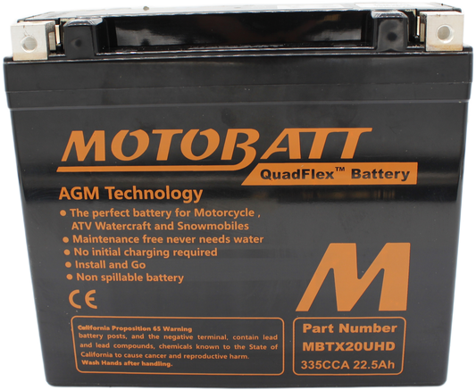 Batteria MotoBatt MBTX20UHD 12V 21Ah  Precaricata e sigillata