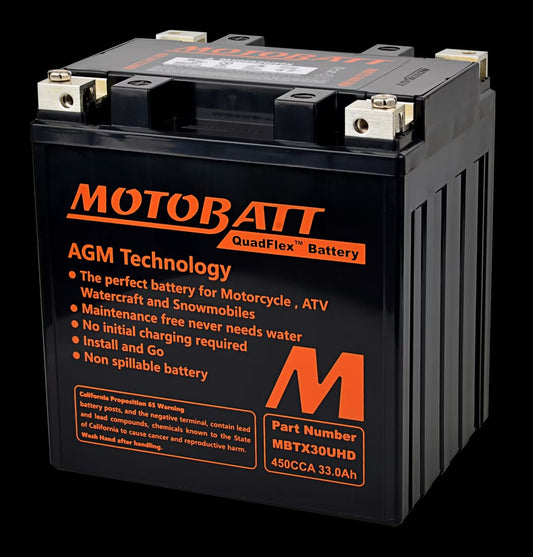 Batteria MotoBatt MBTX30UHD 12V 33Ah  Precaricata e sigillata