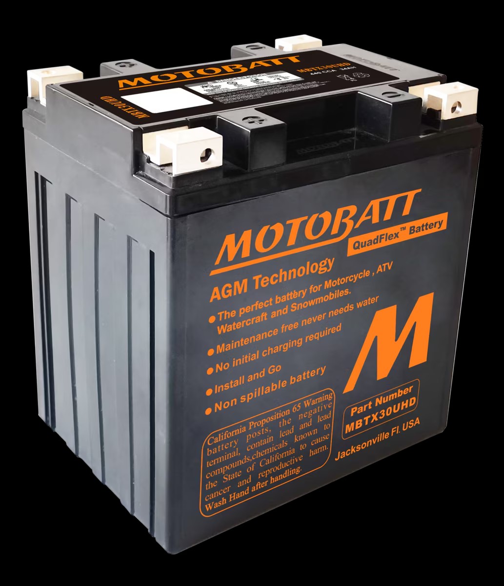 Batteria MotoBatt MBTX30UHD YB30L-B 12V 33Ah Precaricata Sigillata senza manutenzione