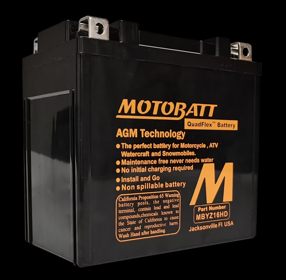 Batteria MotoBatt MBYZ16HD 12V 16,5Ah  Precaricata e sigillata