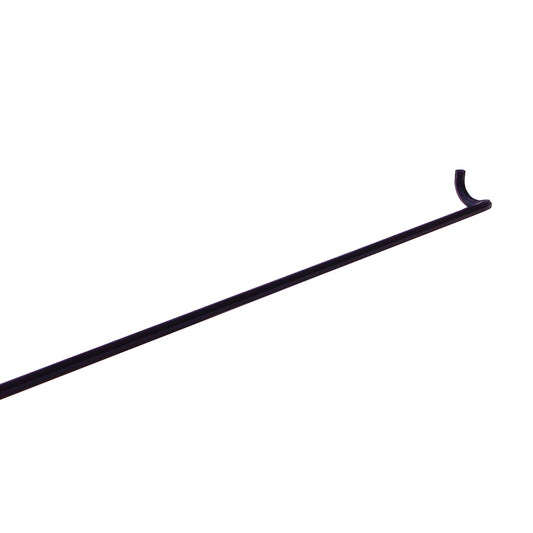 Asta superiore destra a gancio per spagnolette 110 cm.