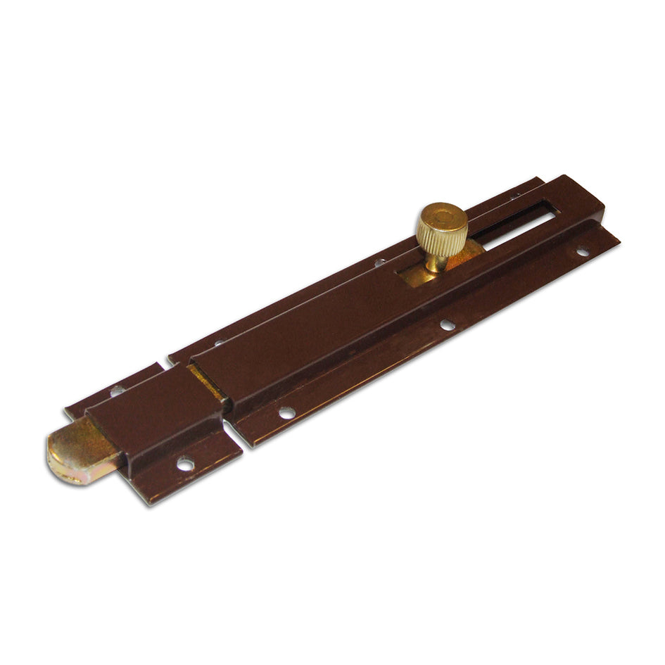 Catenaccio verticale profilato 300 x 40 mm. - verniciato bronzo