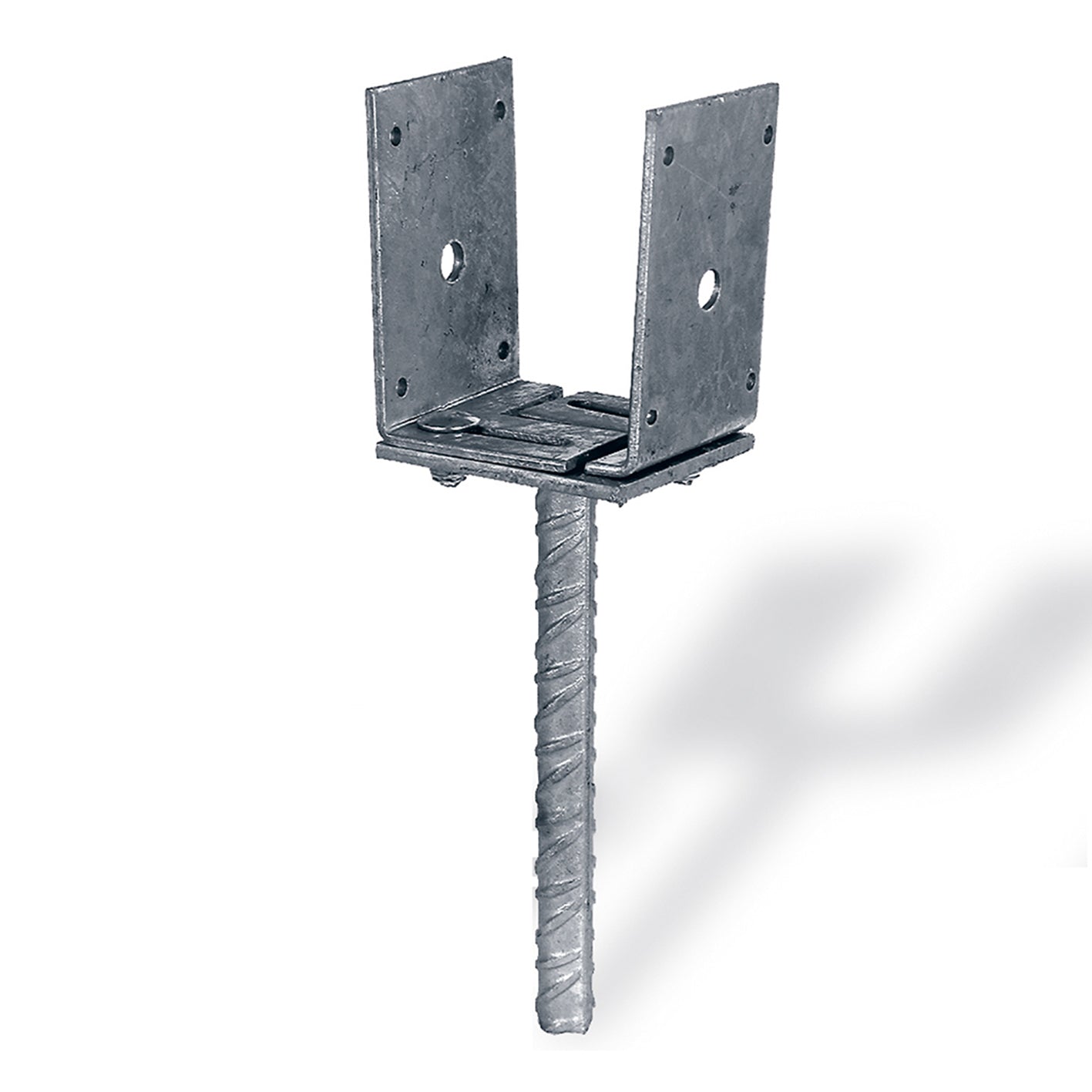 Supporto per pali regolabile 65 - 150 mm.