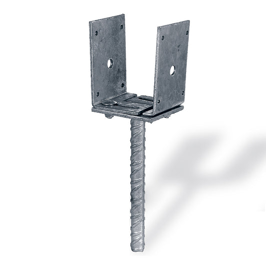 Supporto per pali regolabile 65 - 150 mm.