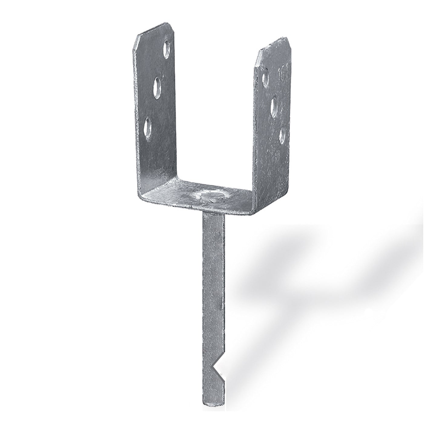 Supporto a "U" per pali 71 x 50 x 200 x 150 mm.