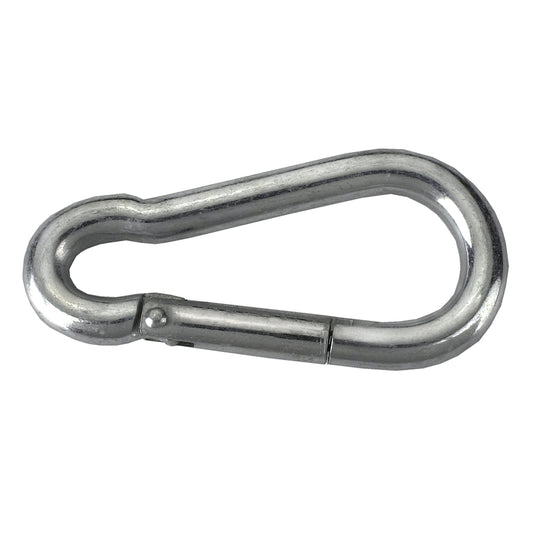 Moschettone per pompiere Inox 80 mm. - 1 pz.