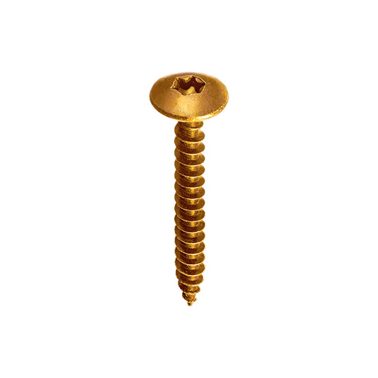 Viti truciolari Torx zincate giallo con collare 6,0 x 60 - 1 Kg.
