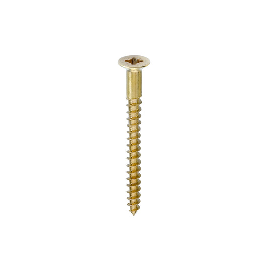 Viti per legno ottone 3,5 x 35 - 20 pz.