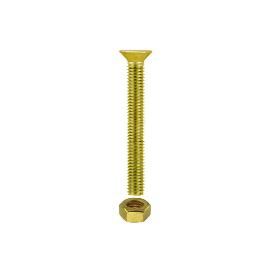 Viti per metallo T.P.S. ottone M5 x 40 - 8 pz.